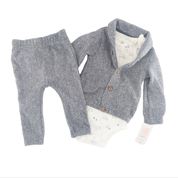 NWT 3- Piece Polar Bear Winter Set Baby Boy Size 12 months - Picture 1 of 5